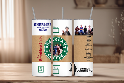 The Breakfast Club Skinny Tumbler, 20oz