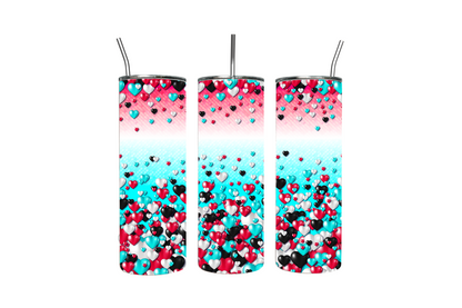 Tik Tok Hearts Enthusiast’s 20oz Slim Trendsetter Tumbler