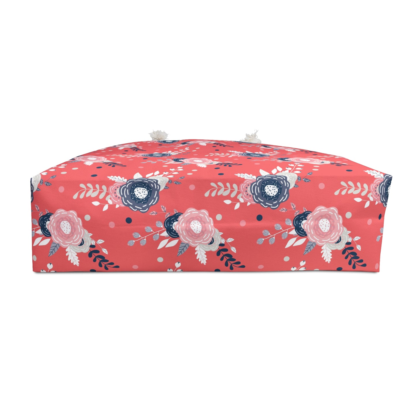 Floral, Coral & Navy Weekender Bag