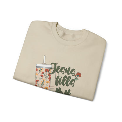 Jesus Fills My Cup Crewneck Sweatshirt