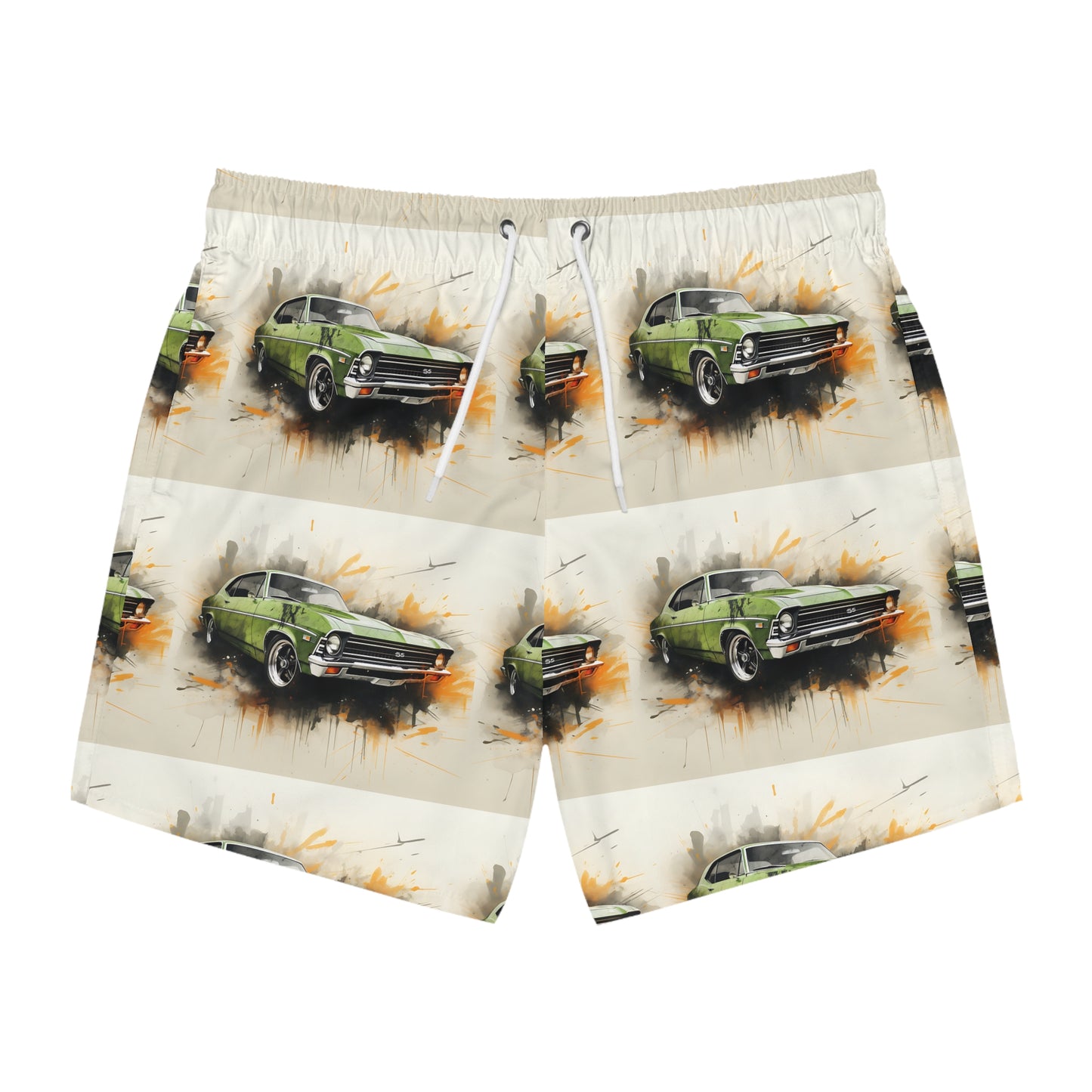 Men’s Chevy Nova Swim Trunks (AOP)