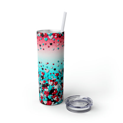 Tik Tok Hearts Enthusiast’s 20oz Slim Trendsetter Tumbler