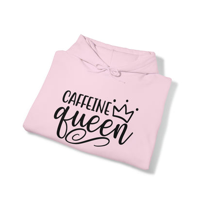 Caffeine Queen Hoodie - Comfortable & Fashionable Sweatshirt in Multiple Colors Coffee Lover, Caffeine Lover