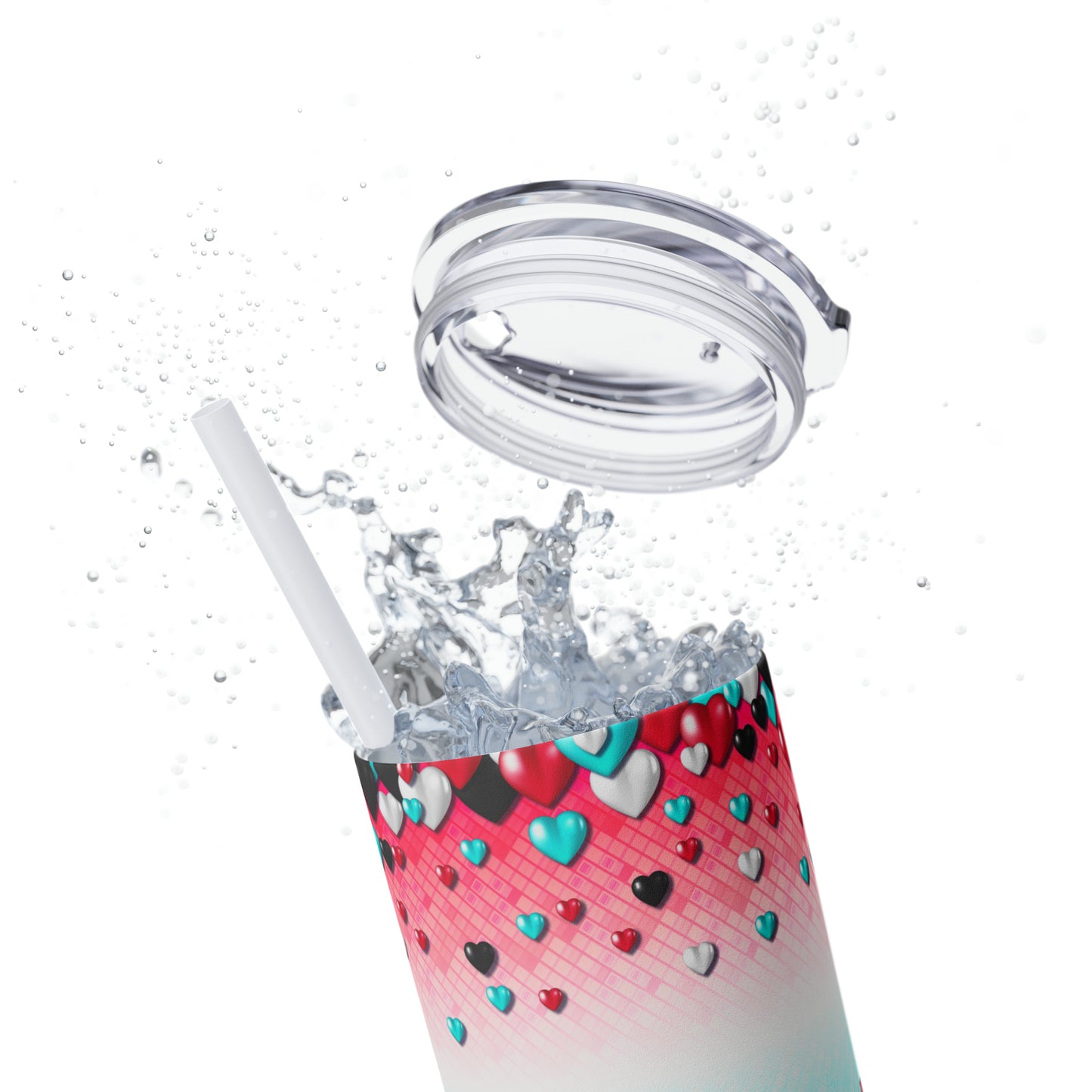 Tik Tok Hearts Enthusiast’s 20oz Slim Trendsetter Tumbler