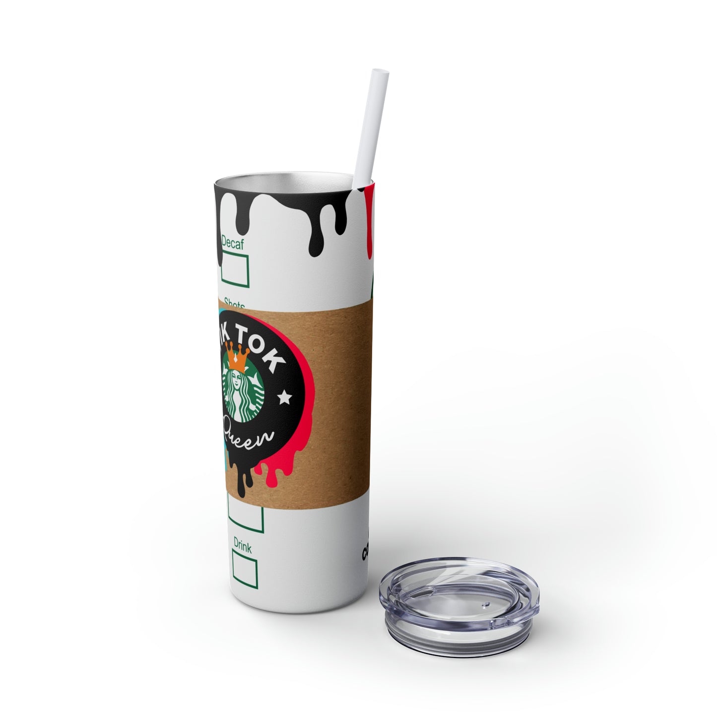 Tik Tok Starbucks Skinny Tumbler, 20oz