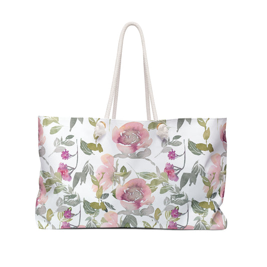 Victorian Floral Weekender Bag