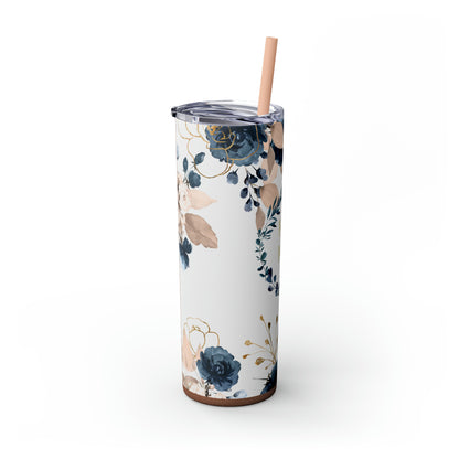 Mama Floral EcoChic 20oz Skinny Stainless Steel Tumbler with Straw