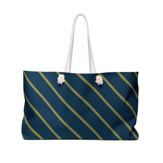 Blue & Bronze Weekender Bag