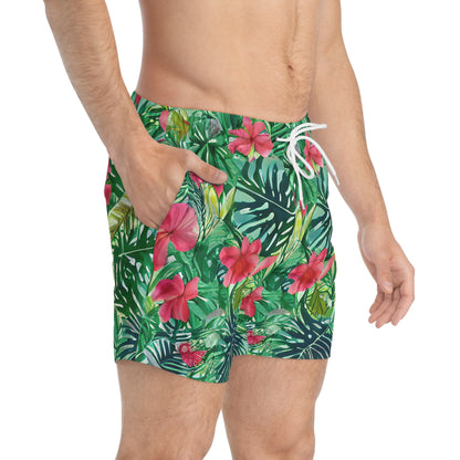 Men’s Tropical Swim Trunks