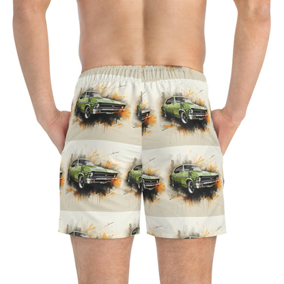 Men’s Chevy Nova Swim Trunks (AOP)