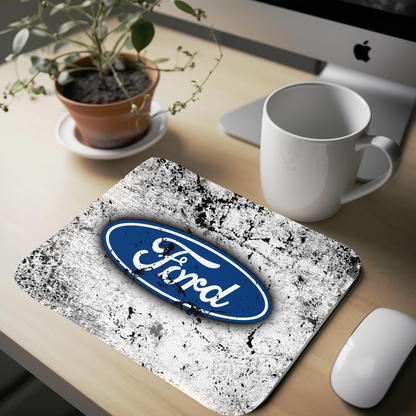 Ford Black white and blue Mouse Pad (Rectangle)