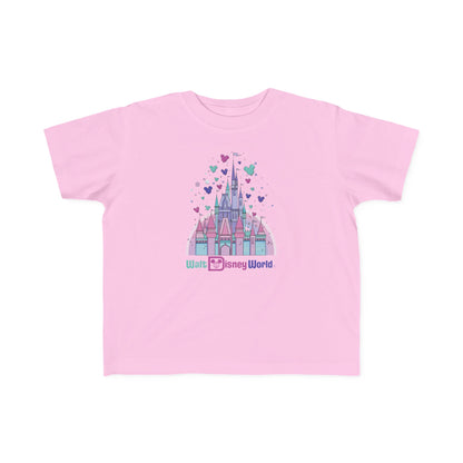 Toddler Tee - Walt Disney World Castle with Mickey Balloons Design