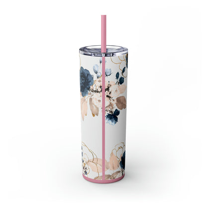 Mama Floral EcoChic 20oz Skinny Stainless Steel Tumbler with Straw