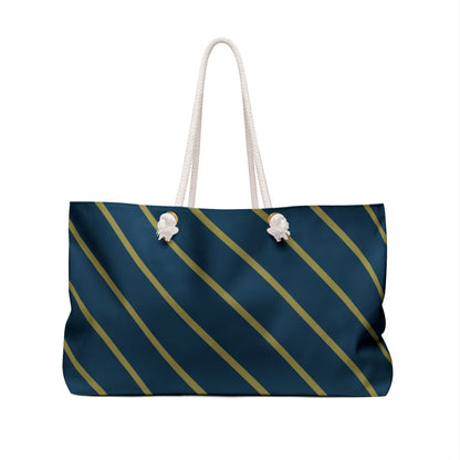 Blue & Bronze Weekender Bag
