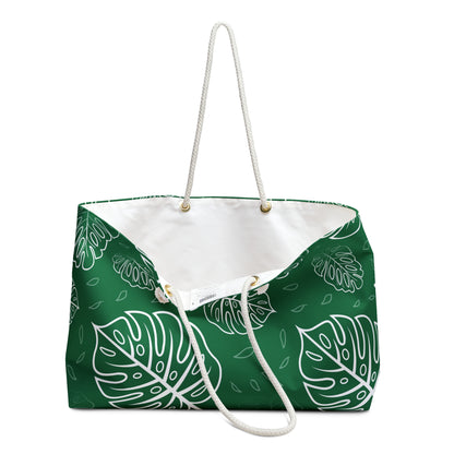 Tropical Leaves Weekender Bag