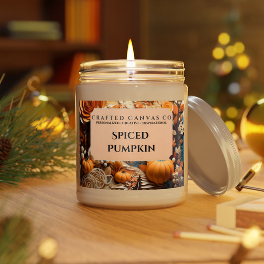 Fall Spiced Pumpkin Patch Scented Candle 9oz