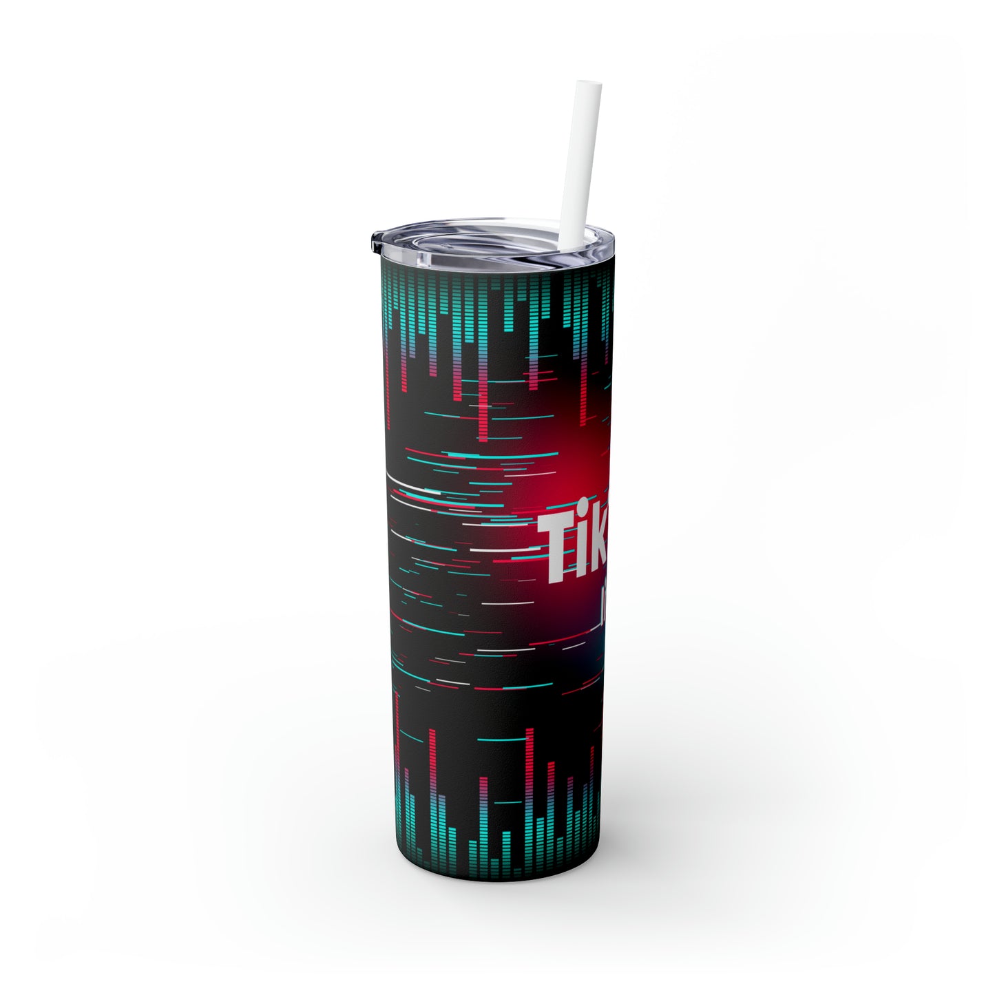 Tik Tok Life Skinny Tumbler, 20oz