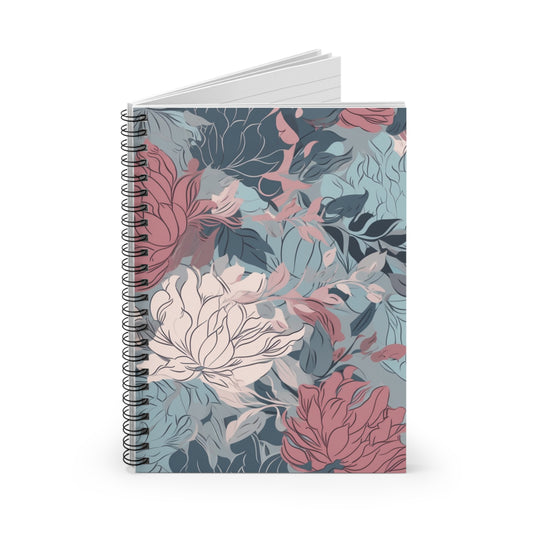 Field Of Flowers Journal  or Notebook. Diary Notes Spiral Notebook - Ruled Lined