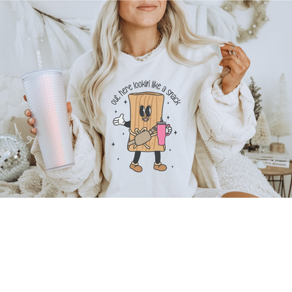Out Here Looking Like a Snack! Crewneck Sweatshirt