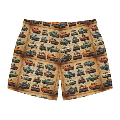 Men’s Classic Mustang Swim Trunks (AOP)