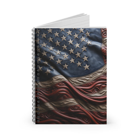 United We Stand USA Journal or Notebook. Diary Notes Spiral Notebook - Ruled Lined