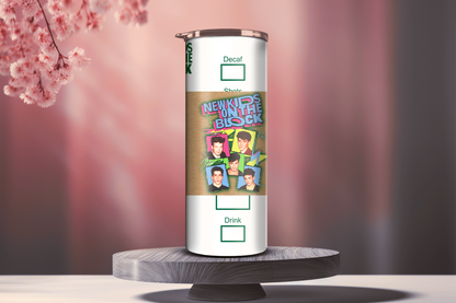 NKOTB New Kids on The Block 90's Skinny Tumbler, 20oz