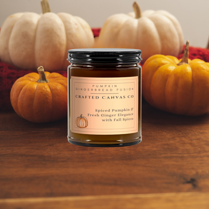 Pumpkin Gingerbread Fusion Fall Candle