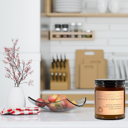 Pumpkin Gingerbread Fusion Fall Candle