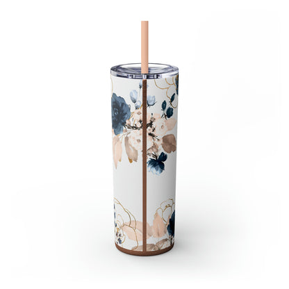 Mama Floral EcoChic 20oz Skinny Stainless Steel Tumbler with Straw