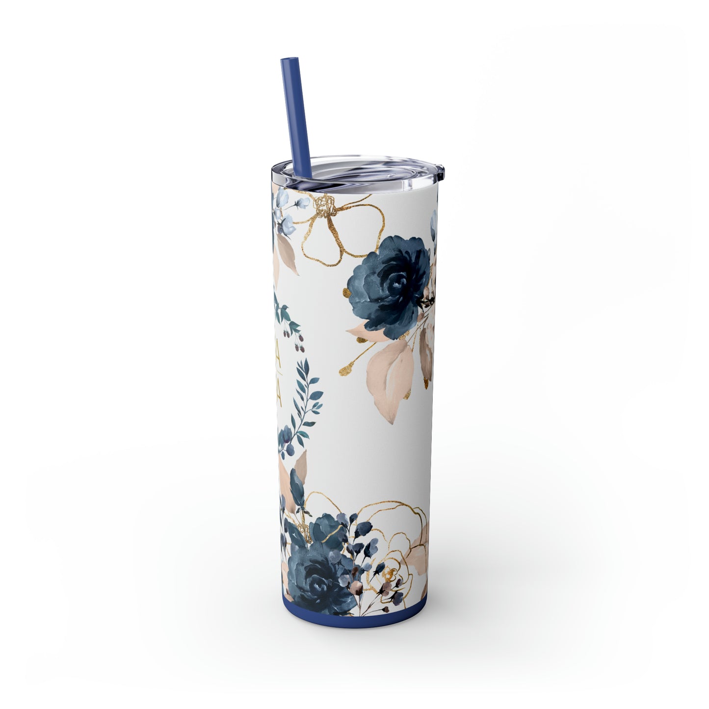 Mama Floral EcoChic 20oz Skinny Stainless Steel Tumbler with Straw