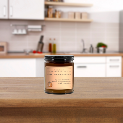 Pumpkin Gingerbread Fusion Fall Candle
