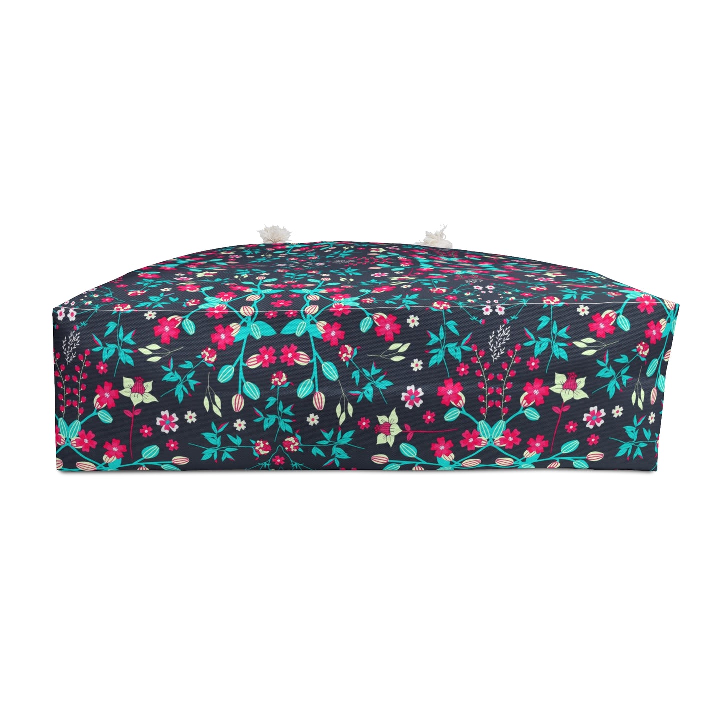 Blue & Pink Floral Weekender Bag