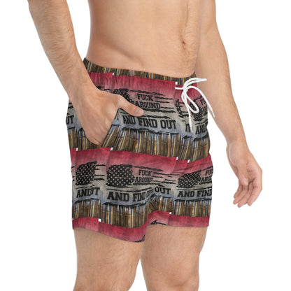 Men’s F around and find out!  Swim Trunks