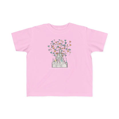 Toddler Tee - Disney World Pastel Castle