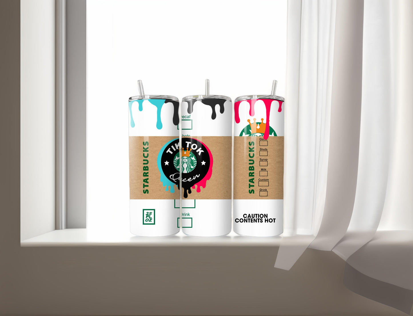 Tik Tok Starbucks Skinny Tumbler, 20oz