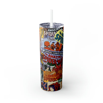 Spider-Man Comic Skinny Tumbler, 20oz