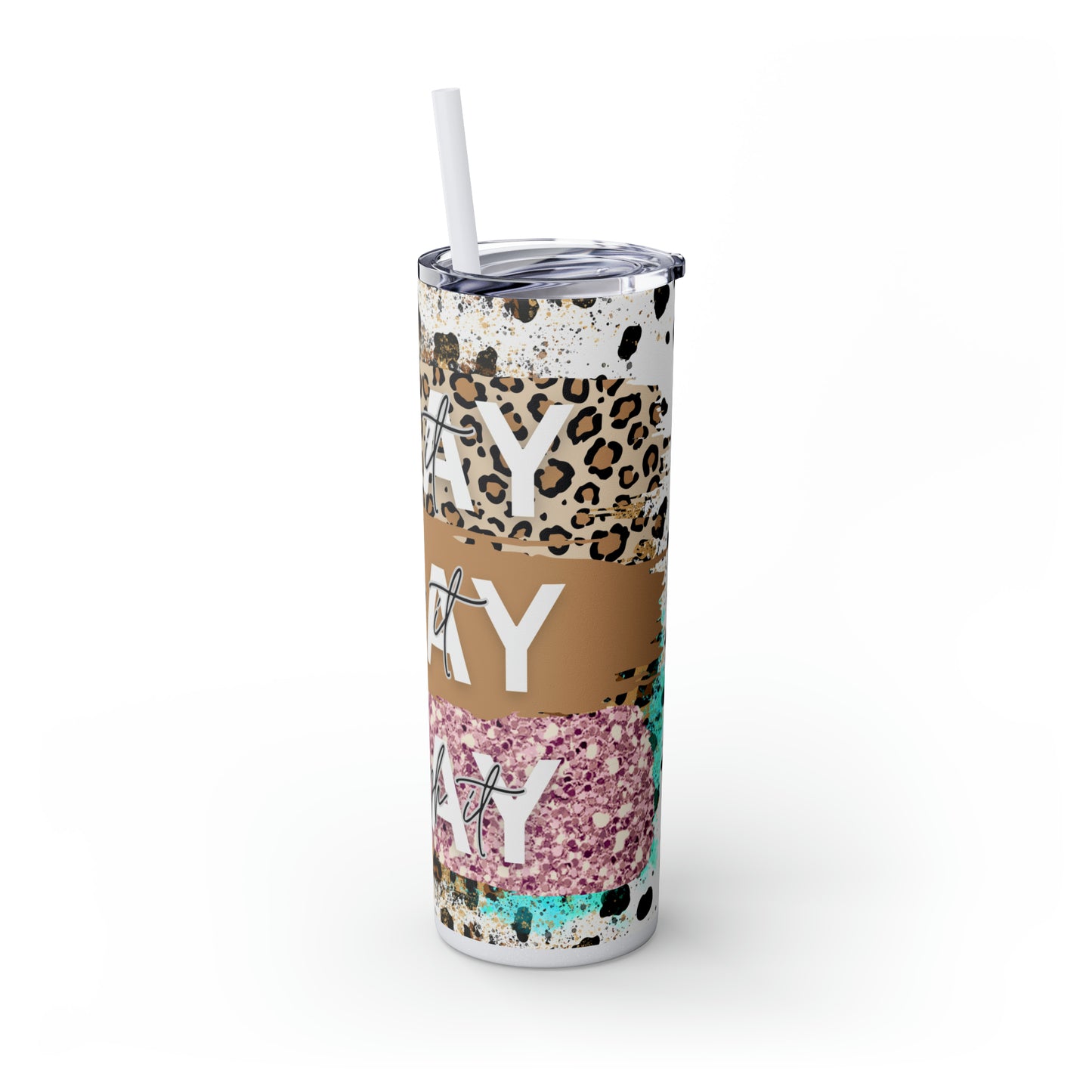 Pray Pray Pray, Christian Skinny Tumbler, 20oz