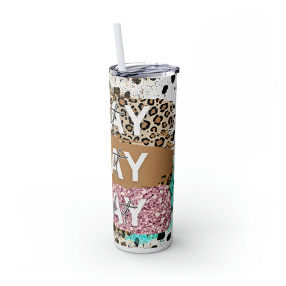 Pray Pray Pray, Christian Skinny Tumbler, 20oz
