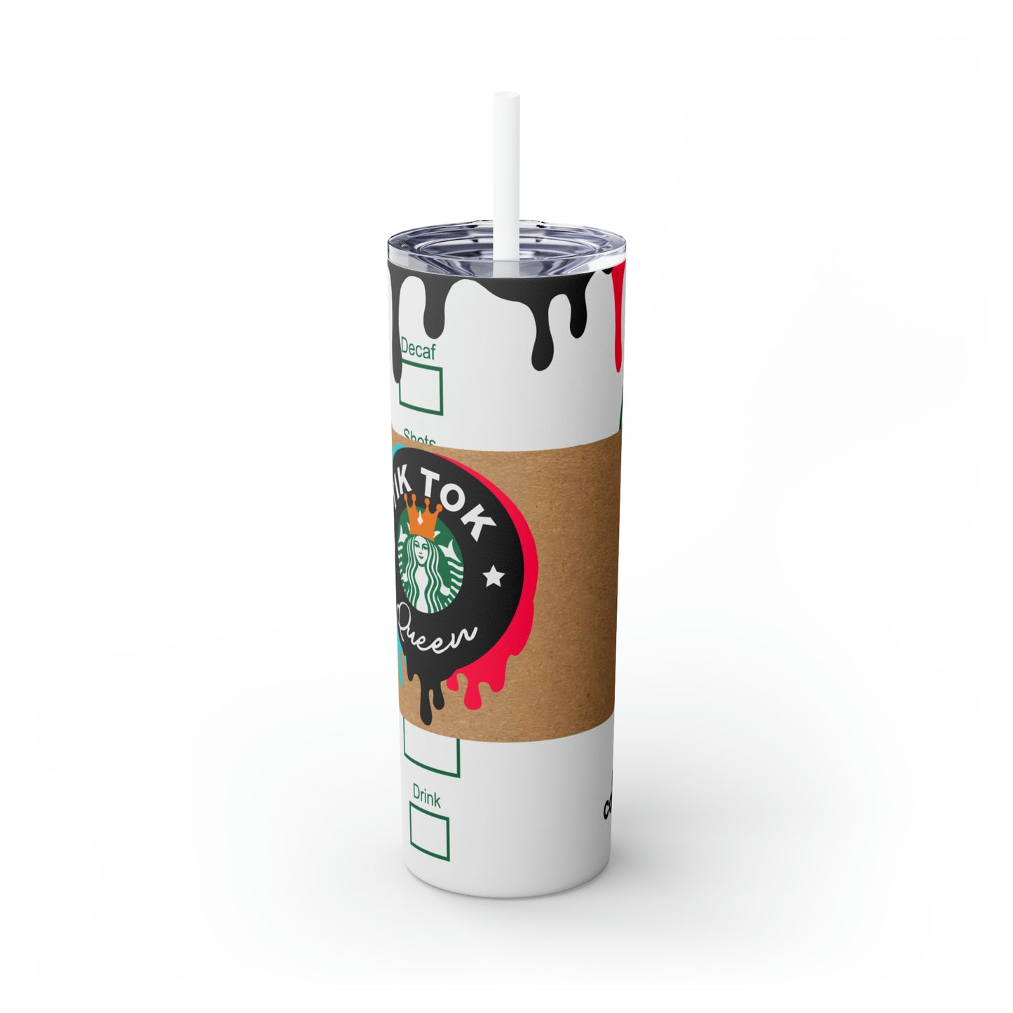Tik Tok Starbucks Skinny Tumbler, 20oz
