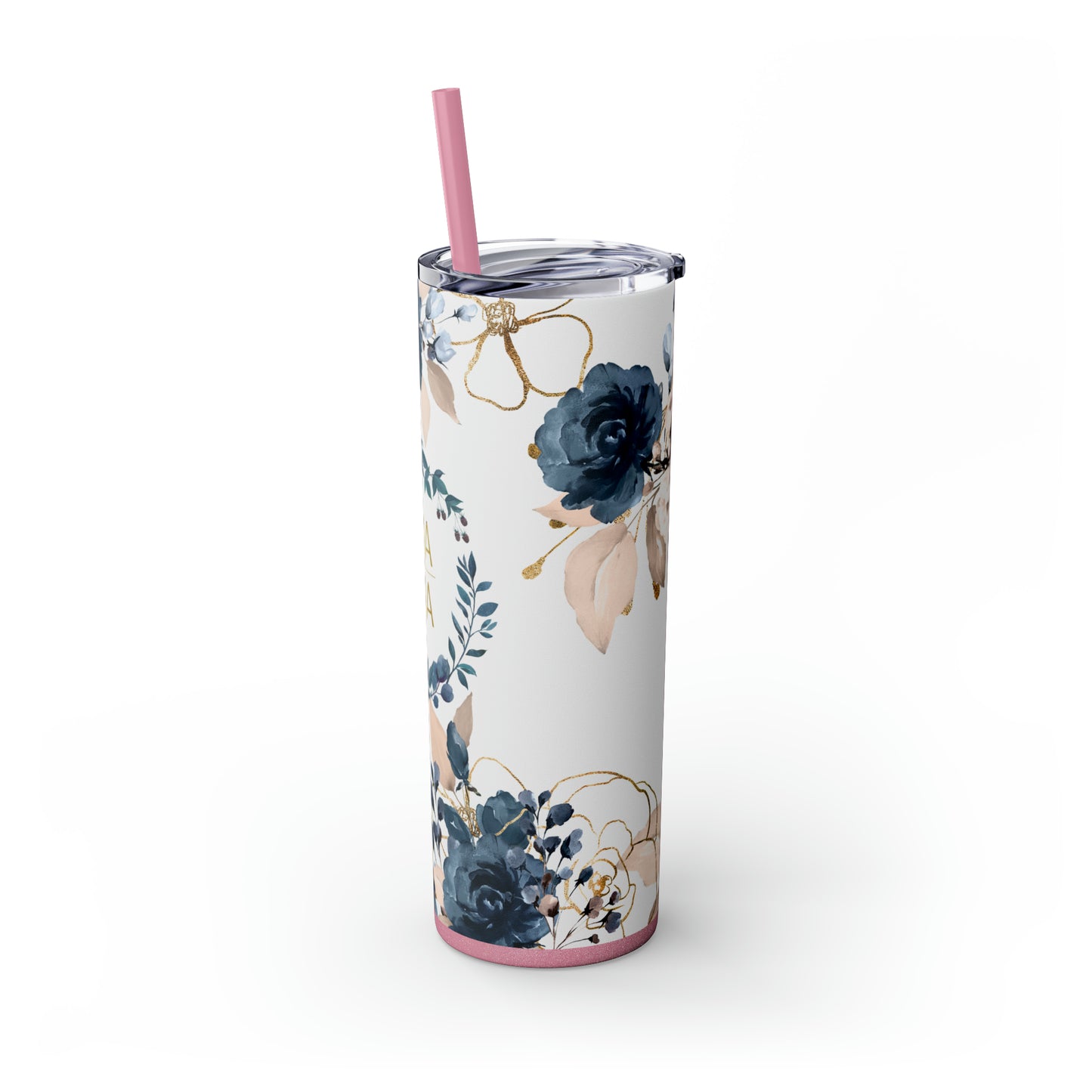 Mama Floral EcoChic 20oz Skinny Stainless Steel Tumbler with Straw