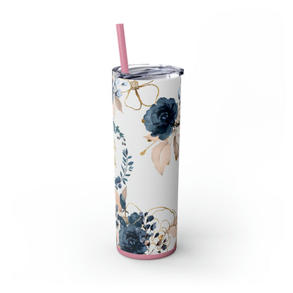 Mama Floral EcoChic 20oz Skinny Stainless Steel Tumbler with Straw
