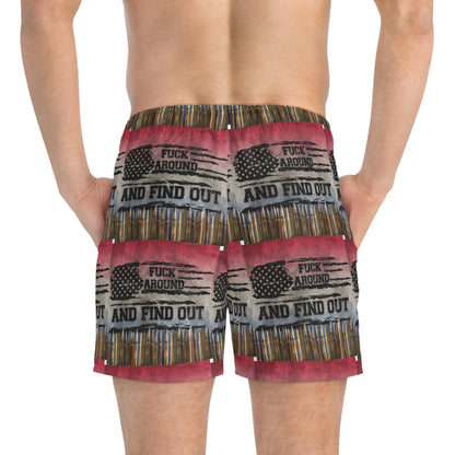 Men’s F around and find out!  Swim Trunks