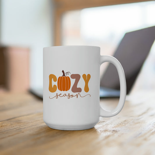 Cozy Season! Fall Ceramic Mug 15oz