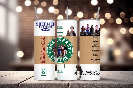 The Breakfast Club Skinny Tumbler, 20oz