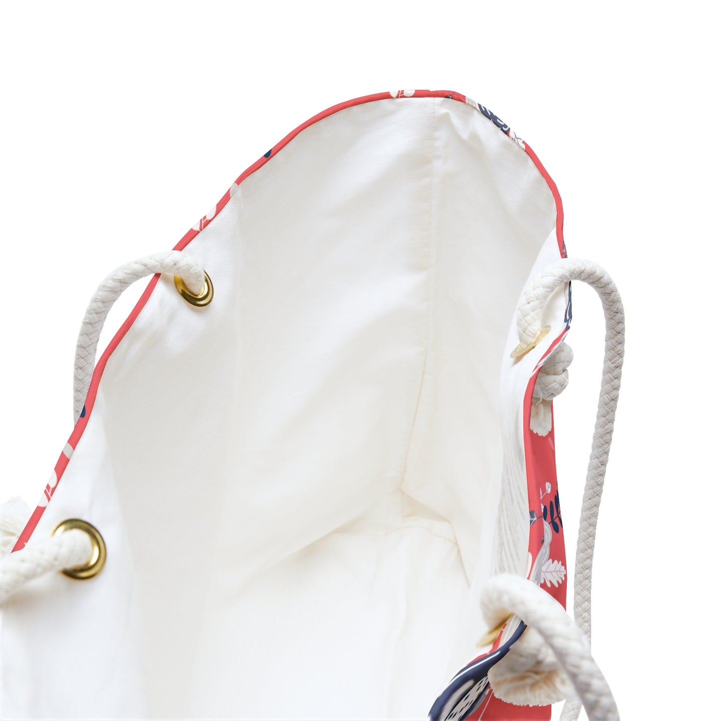 Floral, Coral & Navy Weekender Bag