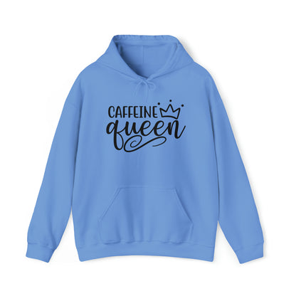 Caffeine Queen Hoodie - Comfortable & Fashionable Sweatshirt in Multiple Colors Coffee Lover, Caffeine Lover