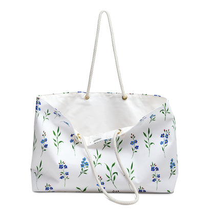 Danty Blue Floral Weekender Bag