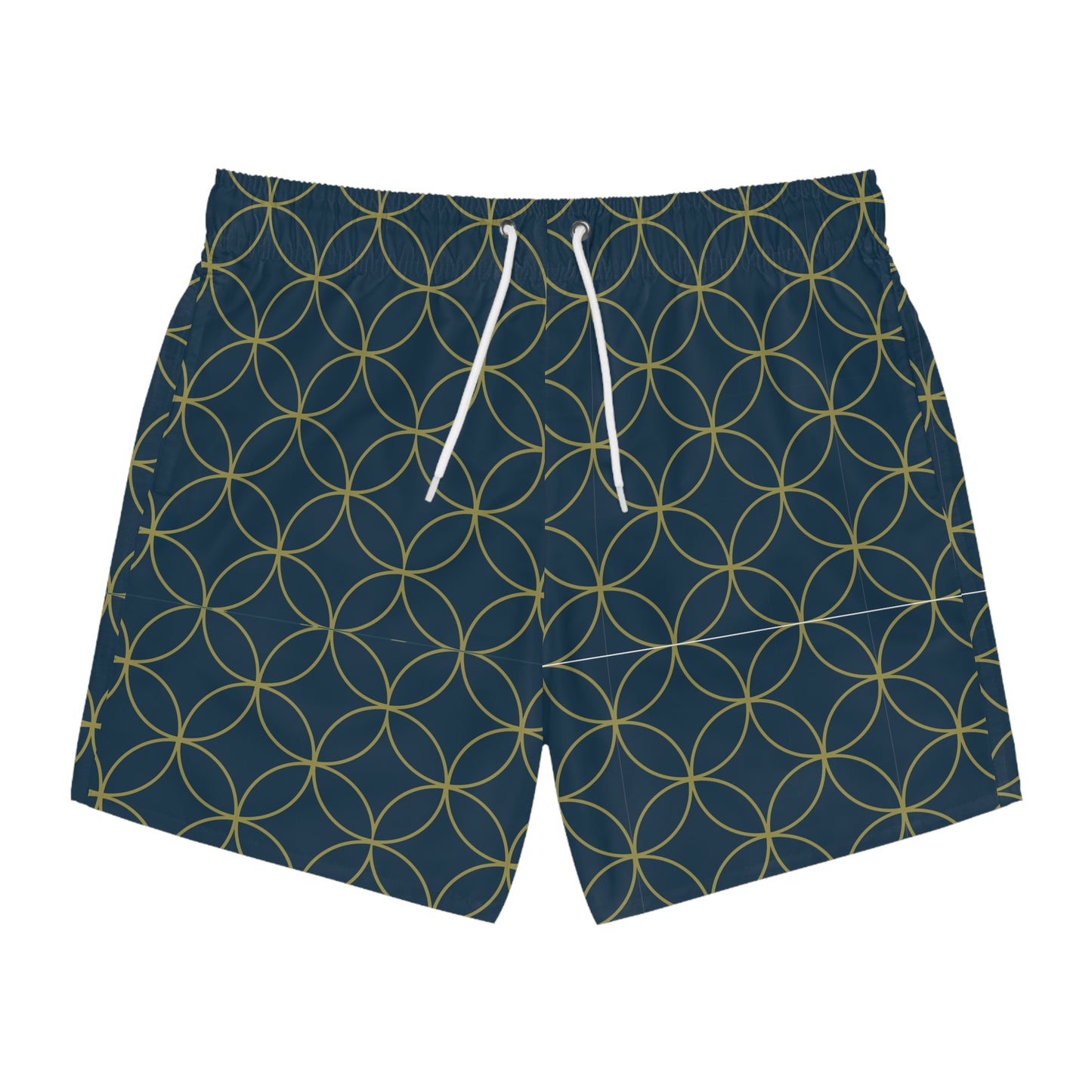 Men’s Abstract Circular Swim Trunks