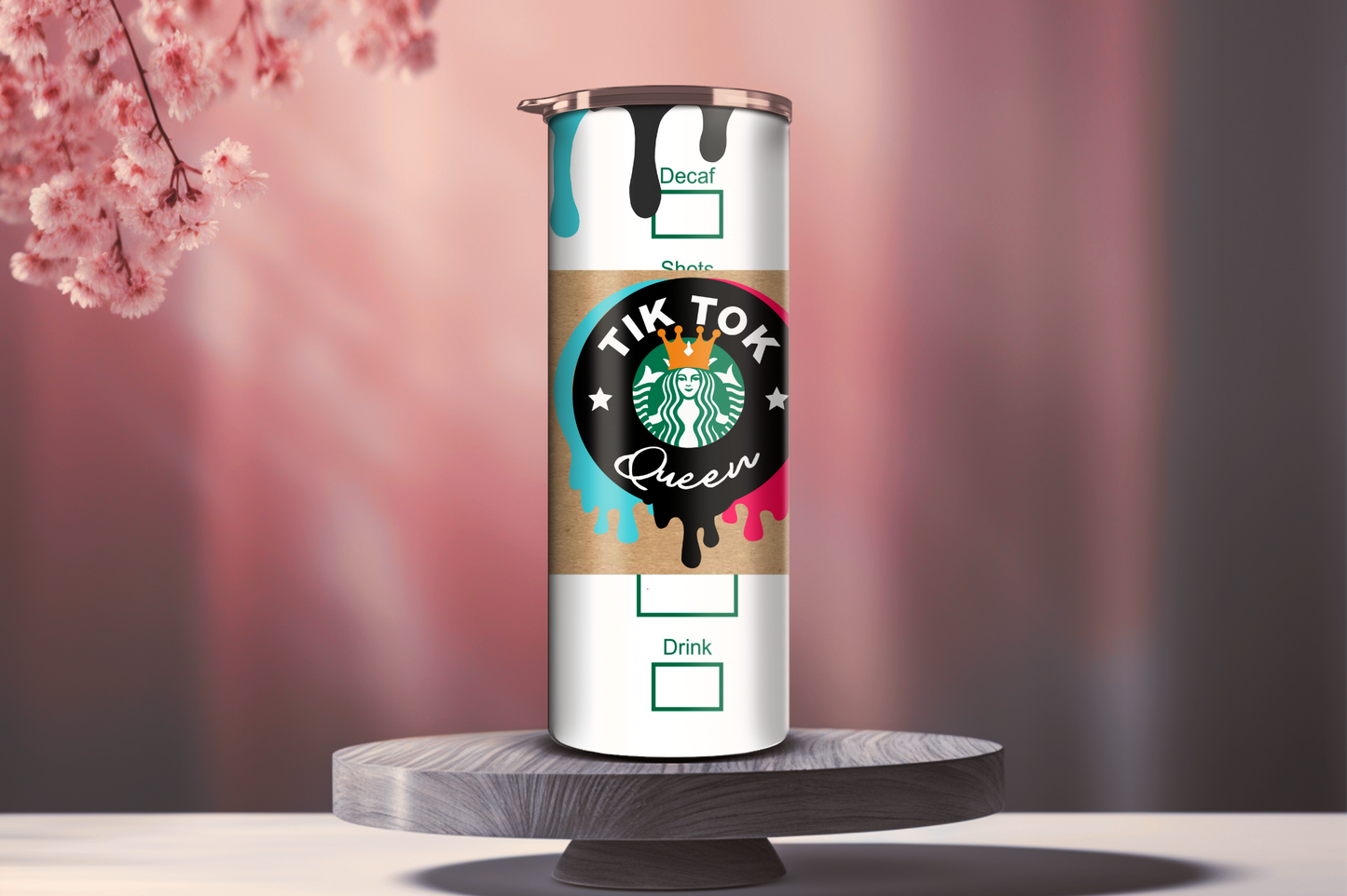 Tik Tok Starbucks Skinny Tumbler, 20oz