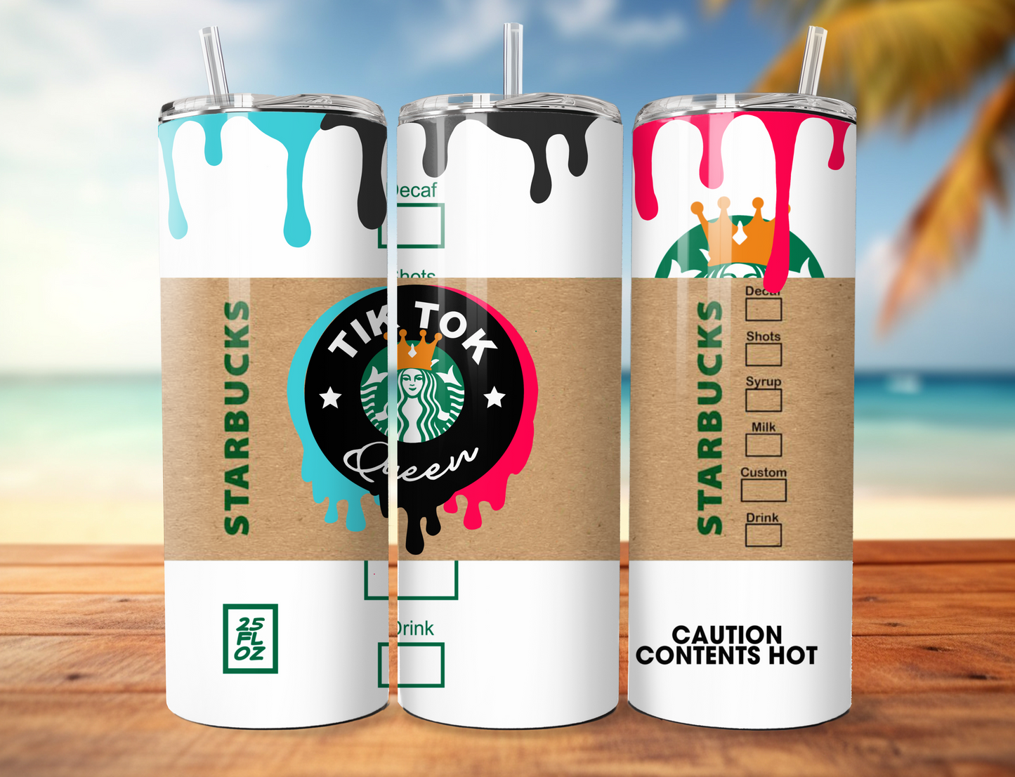 Tik Tok Starbucks Skinny Tumbler, 20oz